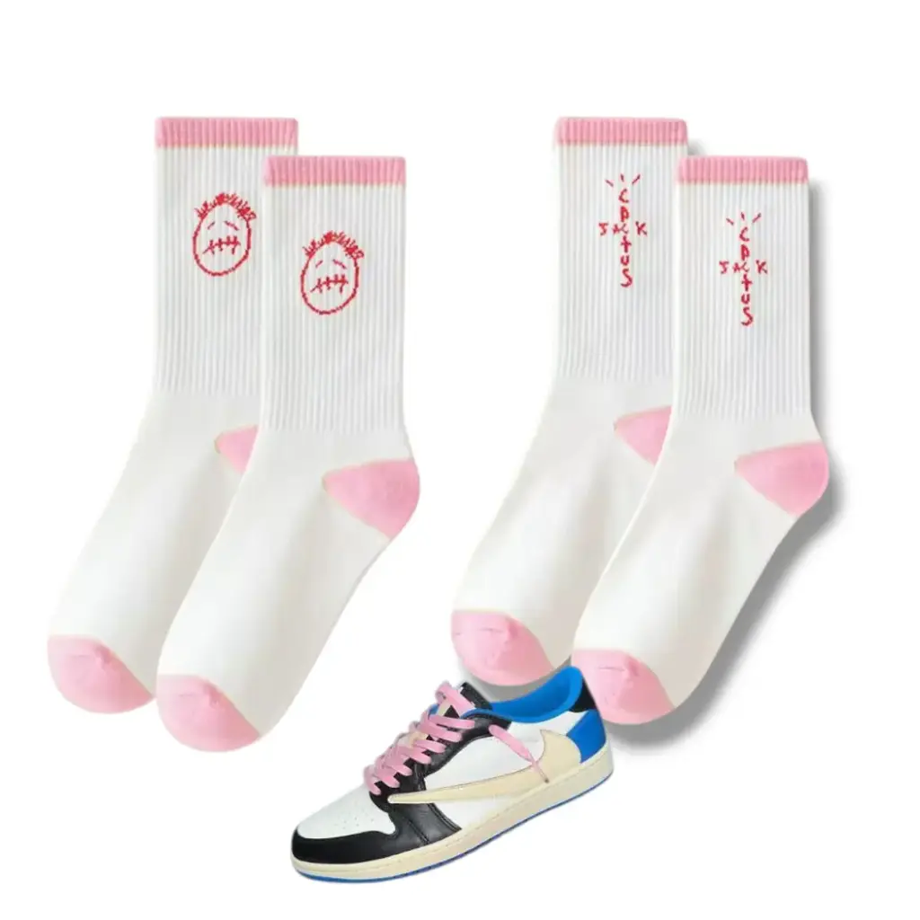 SOCKS TRAVIS SCOTT PINK (36-40)