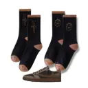SOCKS TRAVIS SCOTT VELVET BROWN