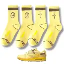 SOCKS TRAVIS SCOTT AM1 SATURN GOLD