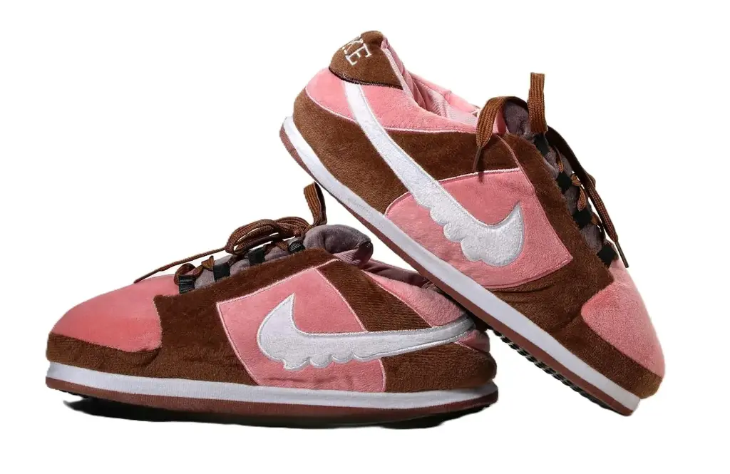 CHAUSSONS INSPI DUNK LOW  PINK BROWN (36-40)