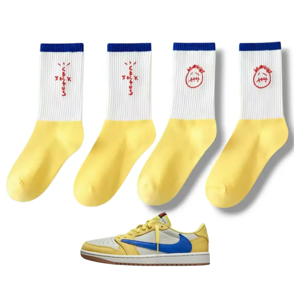 SOCKS TRAVIS SCOTT CANARY (36-40)