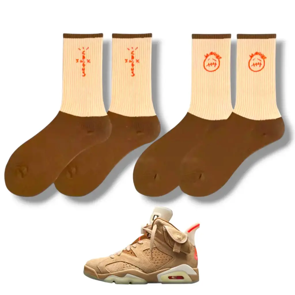 SOCKS AJ6 TRAVIS SCOTT